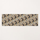 Vignetted Profile of a Peregrine Falcon Yogamat (Voorkant (horizontaal))