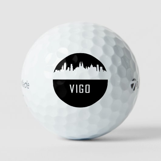 Vigo | cities of Spain Golfballen (Voorkant)