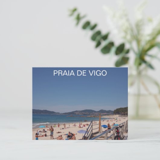 VIGO,ESPANHA BRIEFKAART (Staand voorkant)
