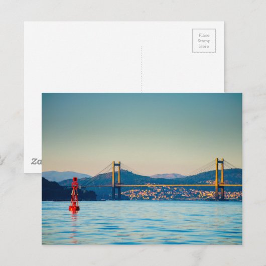 Vigo, Rande Bridge Briefkaart (Voorkant / Achterkant)