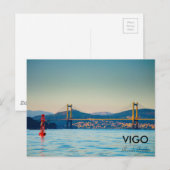 Vigo, Rande Bridge Briefkaart (Voorkant / Achterkant)