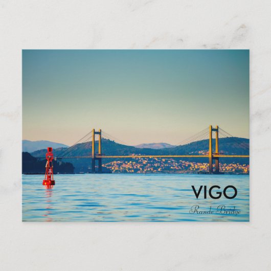 Vigo, Rande Bridge Briefkaart (Voorkant)
