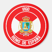 Vigo Round Emblem Magneet (Voorkant)