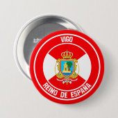 Vigo Round Emblem Ronde Button 7,6 Cm (Voorkant /achterkant)