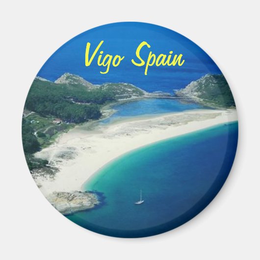 Vigo Spanje magneet (Voorkant)