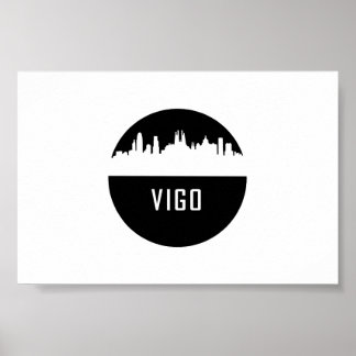 Vigo | steden van Spanje Poster