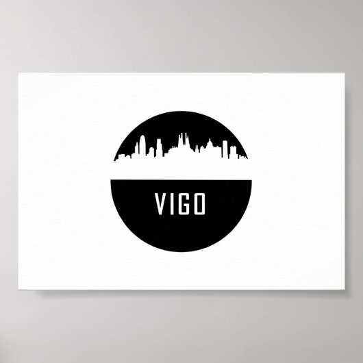 Vigo | steden van Spanje Poster (Voorkant)