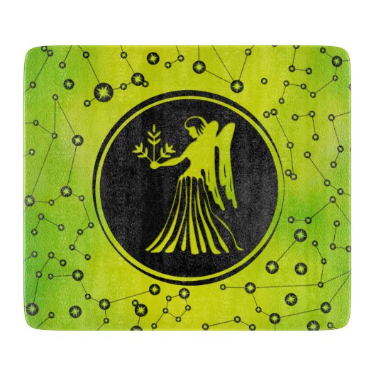 Vigo Zodiac Sign Earth-element Snijplank (Voorkant)