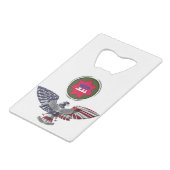 VII Armored Corps Eagle Creditkaart Flessenopener (Achterkant Gekanteld)