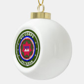 VII Armored Corps Keepslag Keramische Bal Ornament (Rechts)