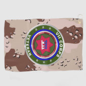 VII CORPS Desert Storm-veteraan Golfhanddoek (Horizontaal)