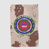 VII CORPS Desert Storm Veteran Golfhanddoek (Voorkant)