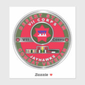 VII CORPS Desert Storm Veteran Sticker (Vel)