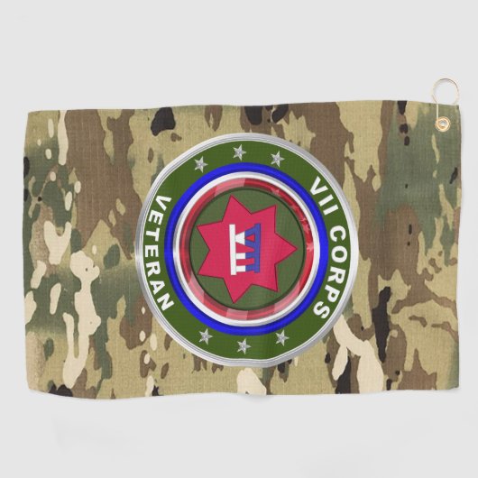 VII CORPS GOLFHANDDOEK (Horizontaal)