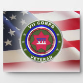 VII Corps Veteran Fotoplaat (Voorkant)