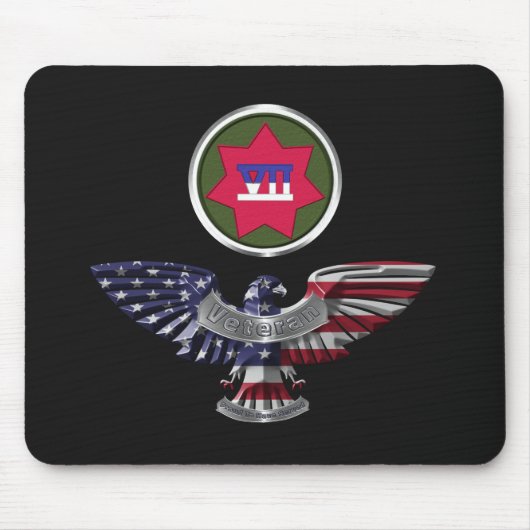 VII Gepantserde Corps Adelaar Muismat (Voorkant)