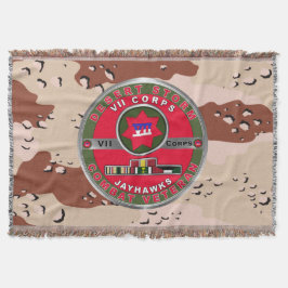 VII Gepantserde Korps Desert Storm-veteraan Deken