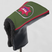 VII Korps "The Jayhawk Corps" Golf Head Hoesje Golfheadcover (3/4 voorkant)