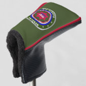 VII Korps "The Jayhawk Corps" Golfheadcover (3/4 voorkant)