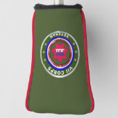 VII Korps "The Jayhawk Corps" Golfheadcover (Draai 90)