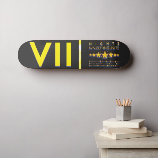 VII Technologie Persoonlijk Skateboard (Muurkunst (Horizontaal))