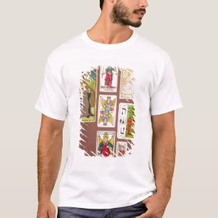VIII Justitie, zeven tarotkaarten T-shirt