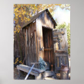 VIintage Out House Poster (Voorkant)