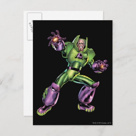 Vijand 1 van de superman briefkaart (Voorkant / Achterkant)