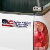 vijand bumpersticker (Op Truck)