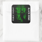 VIJAND VAN HET VOLK BLACK KUSH VIERKANTE STICKER (Tas)