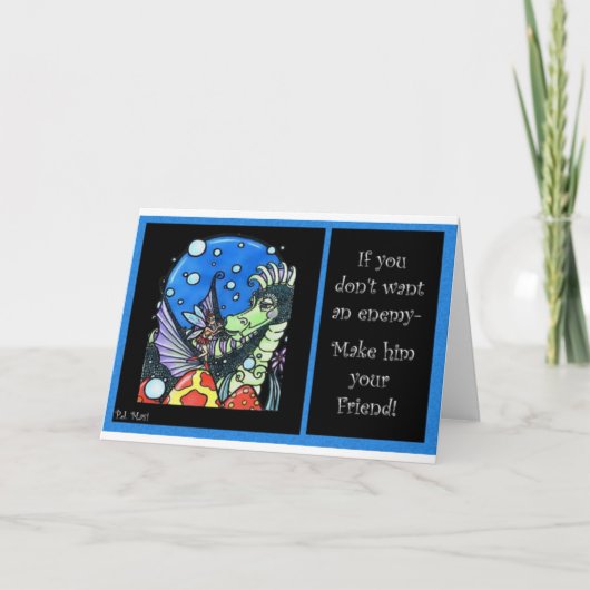 Vijanden en vrienden kaart (Voorkant)