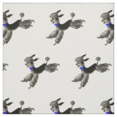  vijanden Happy Black Poodles Stof (Swatch)