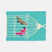 Vijanden in hetzelfde huis fleece deken (Voorkant (Horizontaal))