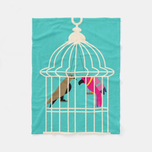 Vijanden in hetzelfde huis fleece deken (Voorkant)