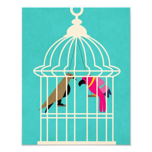 Vijanden in hetzelfde huis foto afdruk (Voorkant)