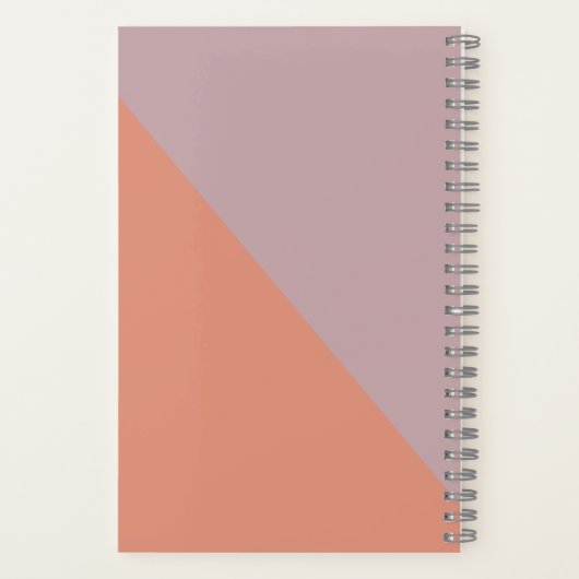 Vijanden om te verslaan Grappig Roze & Koraal Mode Notitieboek (Achterkant)