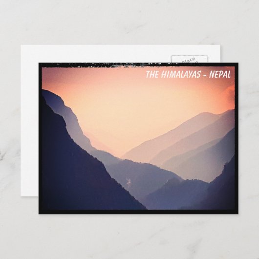 Vijanden van Everest, Himalaya, Nepal Briefkaart (Voorkant / Achterkant)