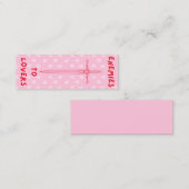 VIJANDEN VOOR GELIEFDEN - BLADWIJZER ⚔️❤️ MINI VISITEKAARTJE (Voorkant / Achterkant)