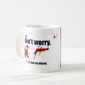 vijandige mok.  Ideaal voor vader.  Of seriemoorde Koffiemok (Voorkant links)