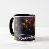 Vijay's Morning Tea Gepersonaliseerd  Mok (Voorkant links)