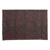 Vijderige rode kussentjes kussensloop (Voorkant-Rechts)