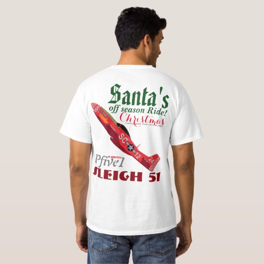 Vijf1 "Sleigh 51" T-shirt (Achterkant volledig)