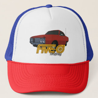 Vijf-0 rood trucker pet