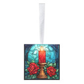 Vijf Afbeelding Glas in lood Kerstmis Decoratie (Rechts)