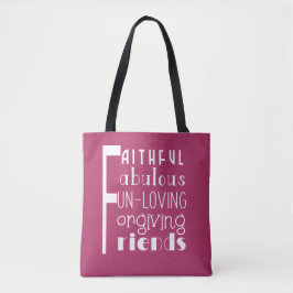 Vijf Attributen van het Vriendschap Tote Bag