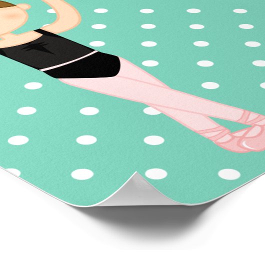 Vijf balletposities poster (Hoek)