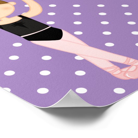 Vijf balletposities poster (Hoek)