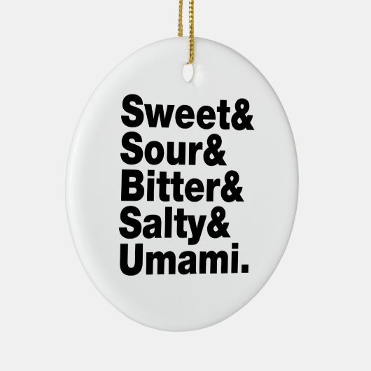 Vijf Basis Smaakjes Keramisch Ornament (Rechts)