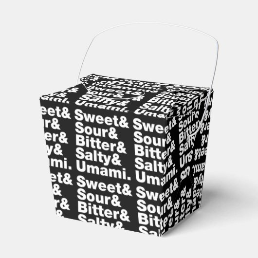 Vijf basistastjes bedankdoosjes (Voorkant Zijde)