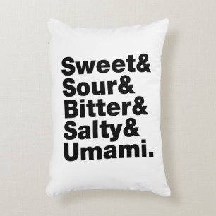 Vijf basistastjes decoratief kussen